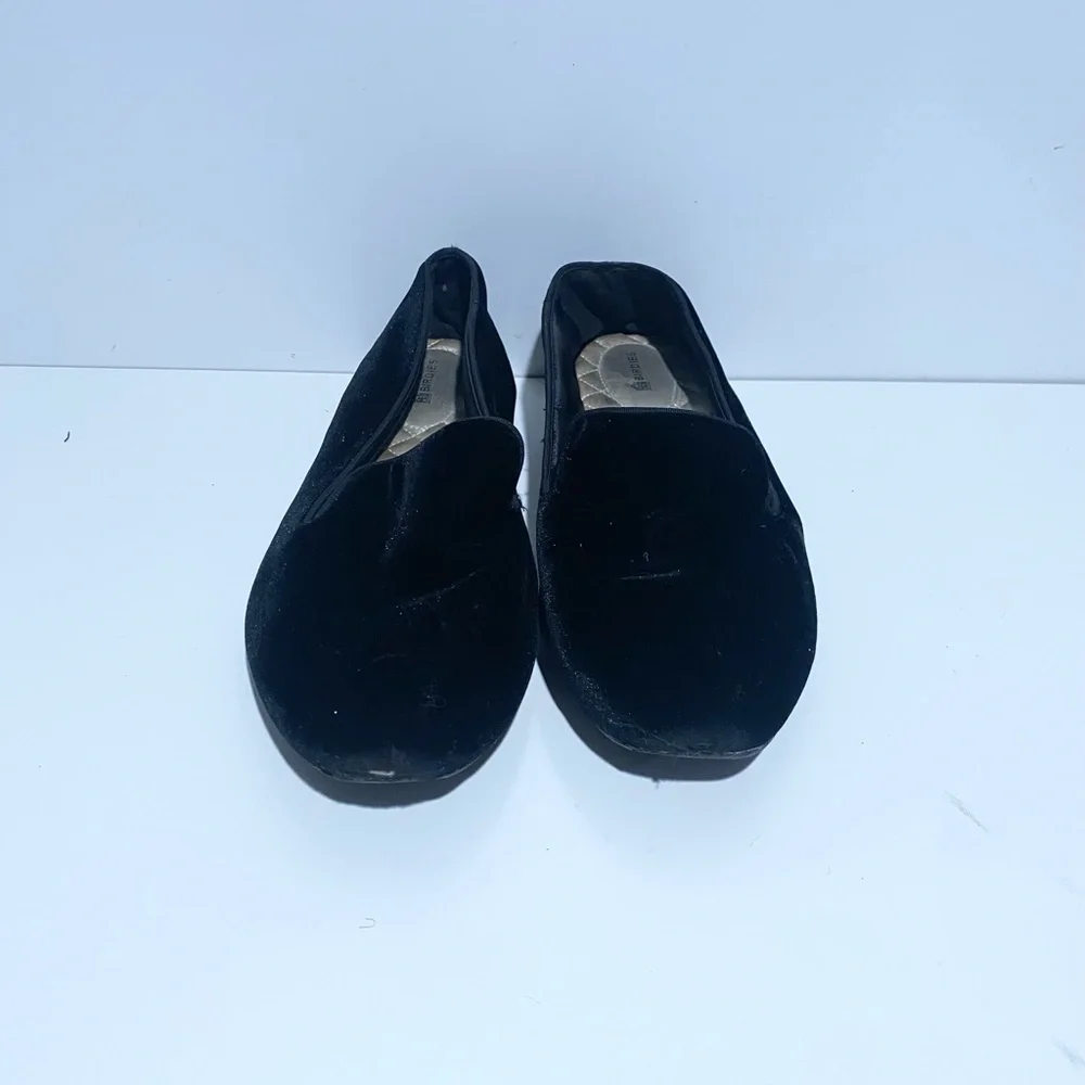 Birdies Black Slip-On Flats The Starling” Black Velvet Flats Womens - Picture 6 of 9